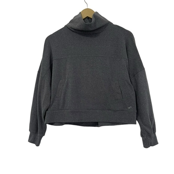 Freely Gray Cowl Neck Sweatshirt Size Small - Picture 1 of 7